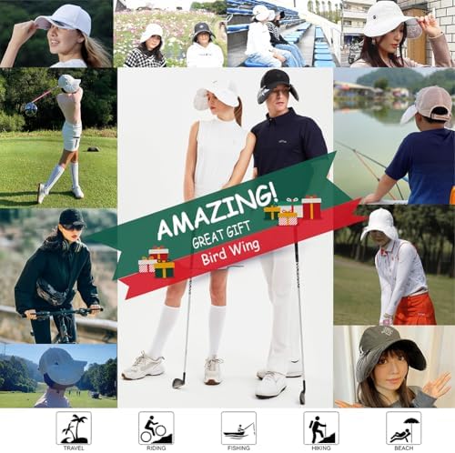 TDN Women Men Sun Visor Cap UV Protection