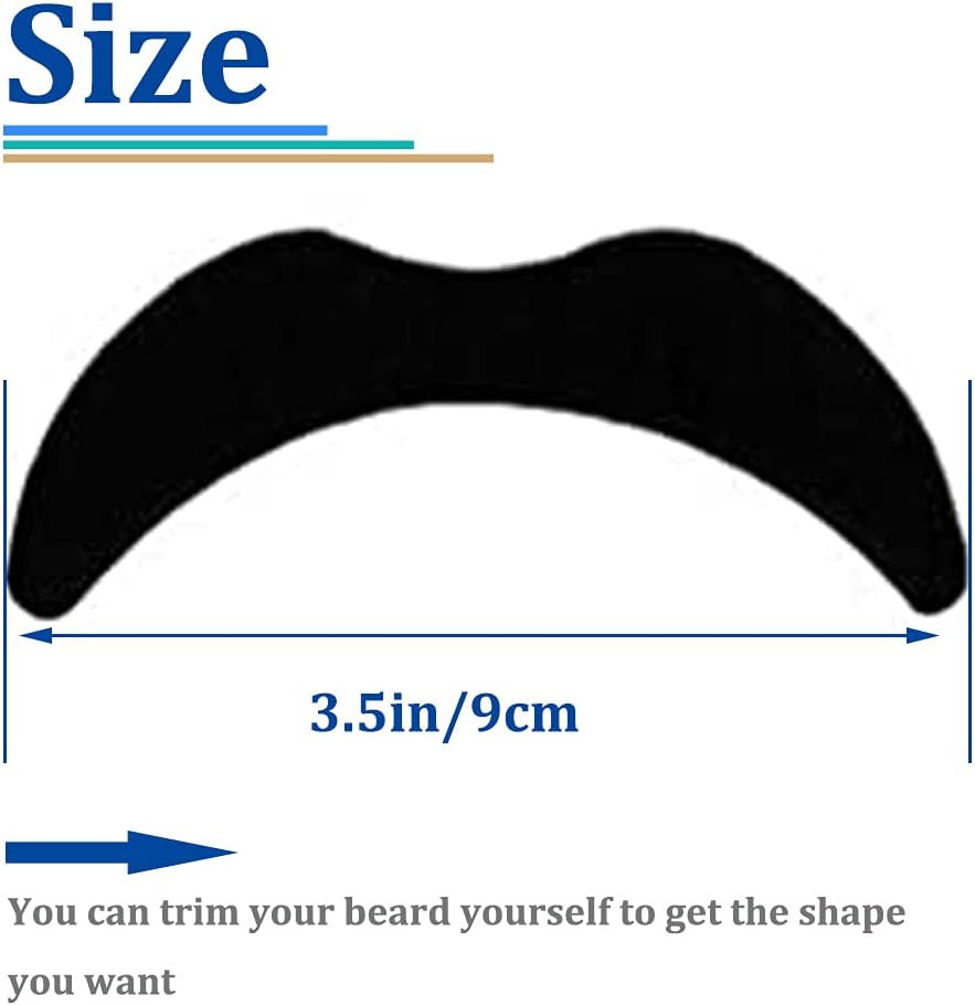 48 pcs Novelty Fake Mustaches for Parties and Halloween