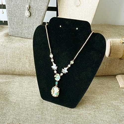 12 PCS Black Velvet Necklace Display Stand