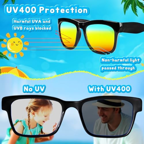 Neon Sunglasses for Kids 4-8 16-Pack Party Favors