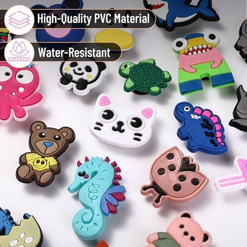 Mr Pen - 30 50 60 Pcs PVC Animal Charms for Jewelry
