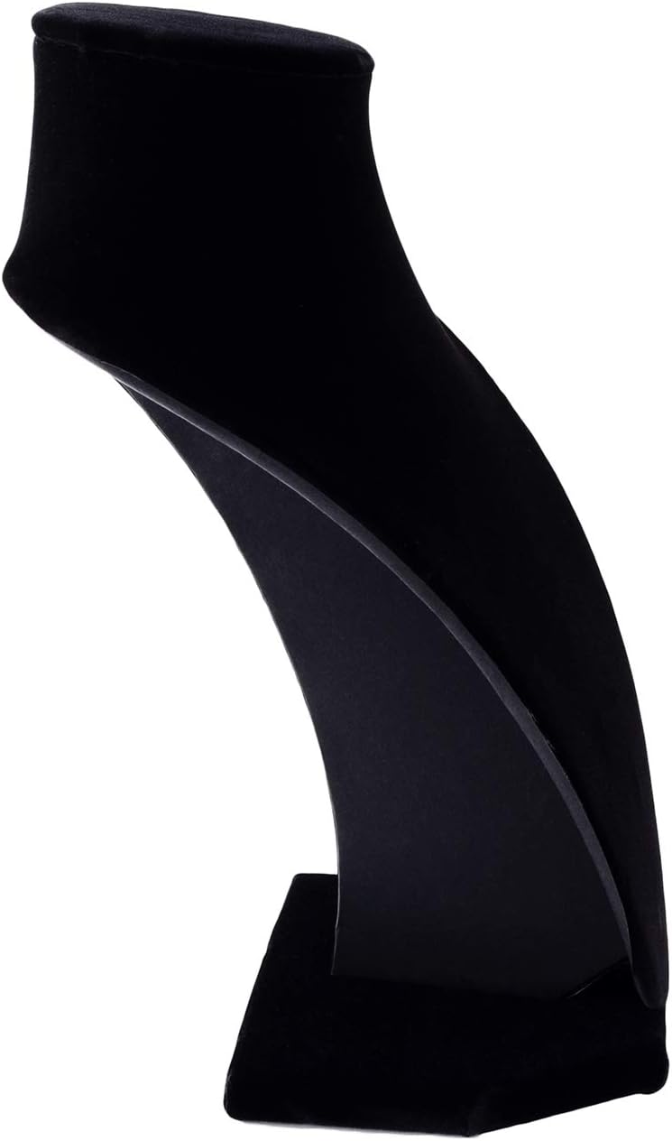 Super Z Outlet 9 Inch Black Velvet Jewelry Easel Display Stand
