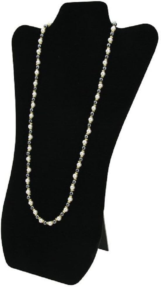 Nice New Black Velvet Necklace Jewelry Display Easel
