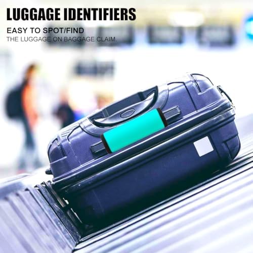 BAGSWEET Luggage Handle Wrap 6 Pack - Aqua