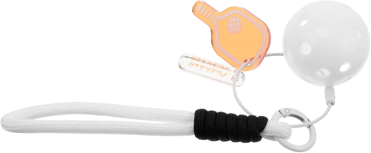 Pickleball Keychain For Kids Adults Mini Sports Ball Keyring