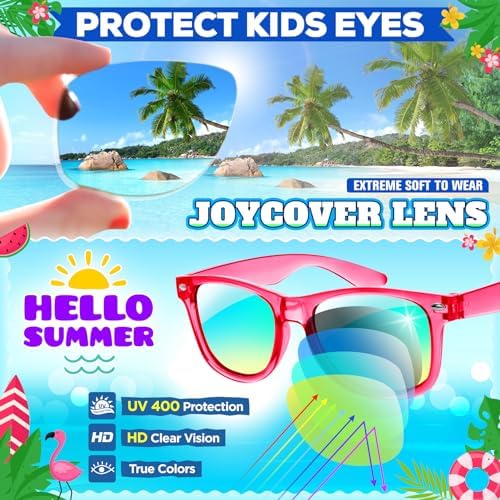 Joycover Kids Sunglasses Bulk 16PCS UV400 Protection