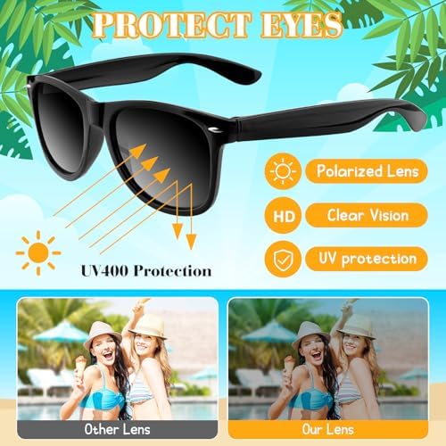 ASTARON Black Sunglasses Bulk 6 12 24 48 Pack