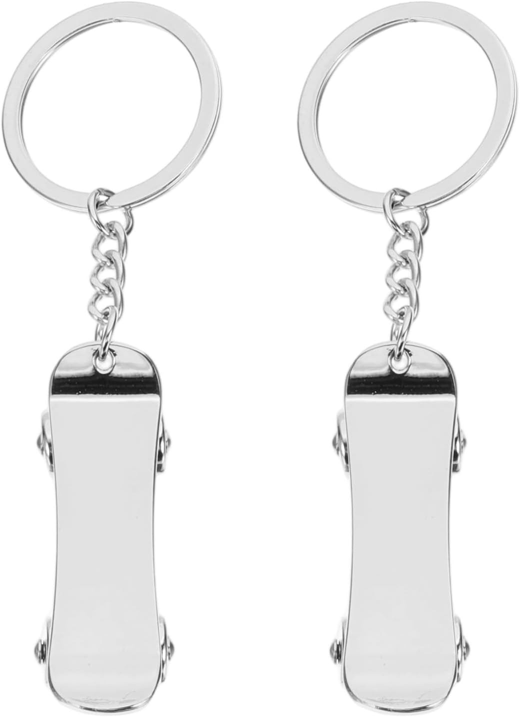 PATIKIL Mini Skateboard Keychain for Men