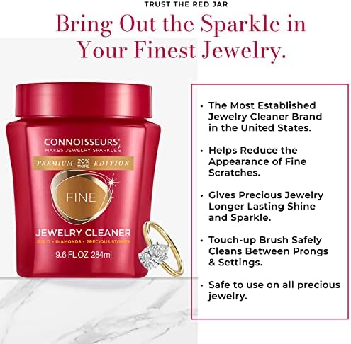 CONNOISSEURS Premium Jewelry Cleaner 96oz Value Size
