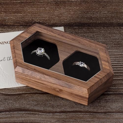 Wislist Double Ring Box for Wedding Ceremony