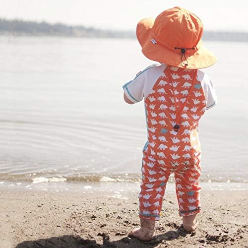SwimZip Wide Brim Sun Hat for Kids with UPF 50 Protection