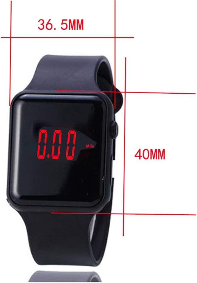 Weicam 10 Pack Unisex LED Wrist Watch Silicone Sports Bracelet
