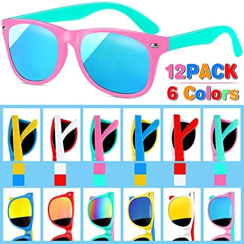 GINMIC Kids Sunglasses Bulk Party Favors 12 Pack