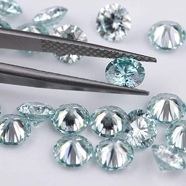 Sparkx Diamond Blue Moissanite 7000CT VVS1 Round Cut