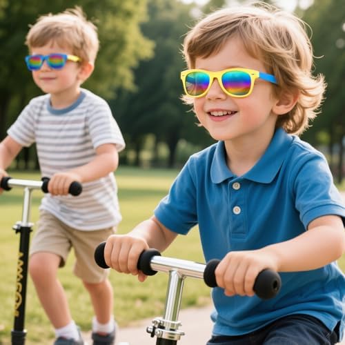 LovesTown Kids Sunglasses Bulk Set for Birthday Beach Events