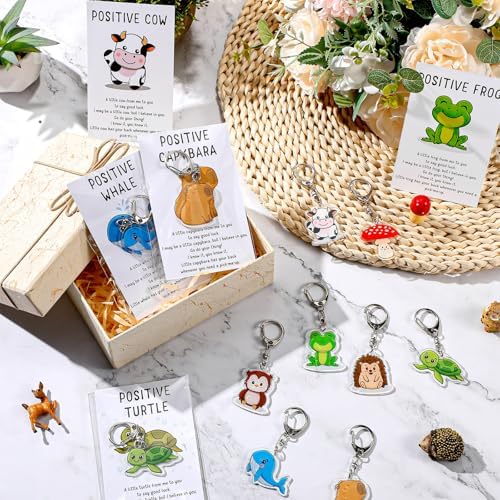 Landical Back to School Keychain Gift Set with Cards