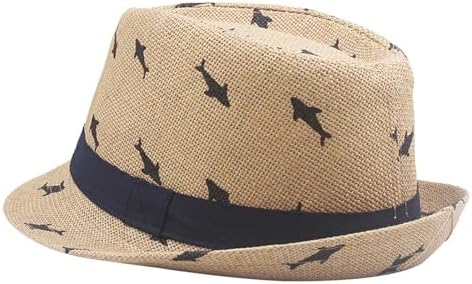 Summer Fedora Hat for Kids 4-8 Years