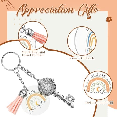 Unittype Inspirational Rainbow Keychain Set