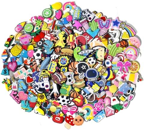35 50 100 Pcs Random PVC Shoe Charms Decorations