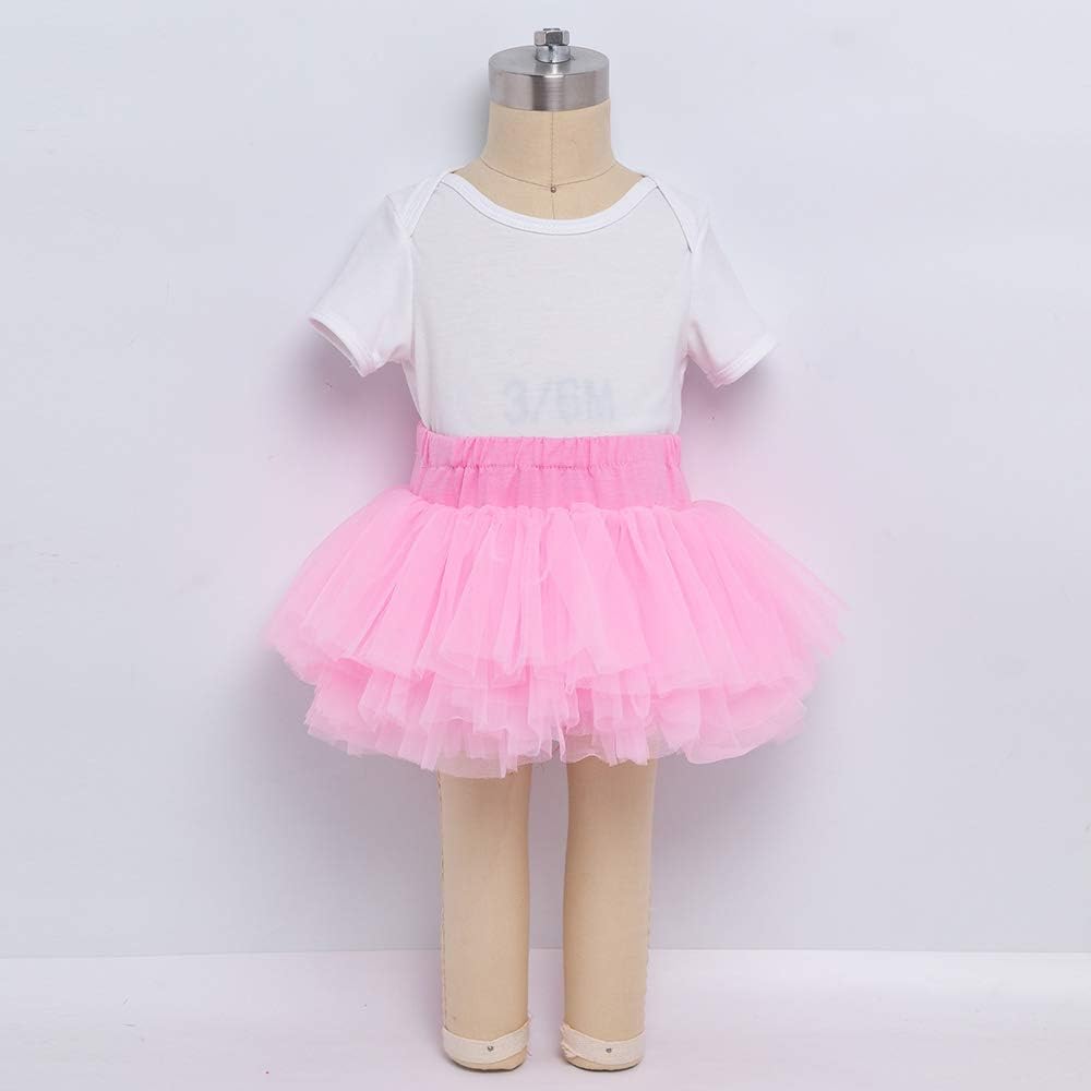 Anbaby Baby Girls Tutu Skirt with Padded Shorts