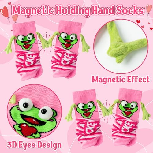 CUweipeng Magnetic Hold Hands Socks 2 Pairs