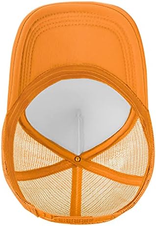 YGXZ Orange Baseball Cap Adjustable Fitted Hat for Men Women