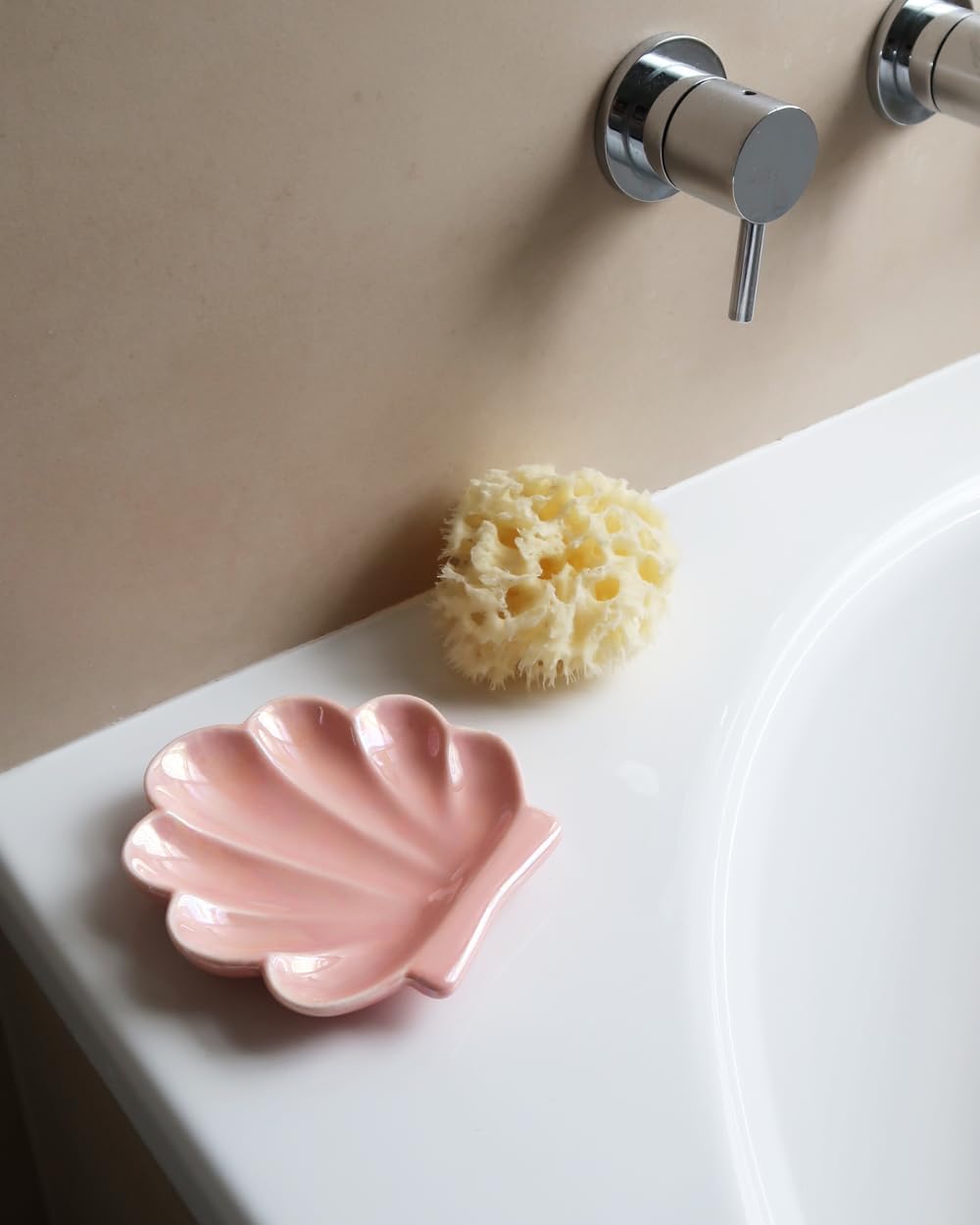 Pink Shell Trinket Dish for Clean Girl Aesthetic Decor
