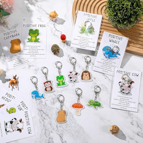 Landical Back to School Keychain Gift Set with Cards