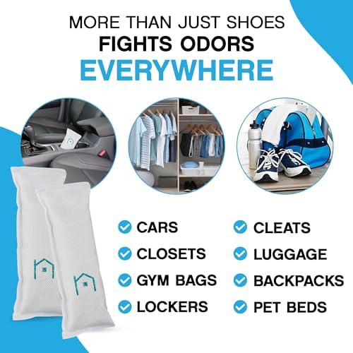 NonScents Shoe Deodorizer 2-Pack Odor Eliminator