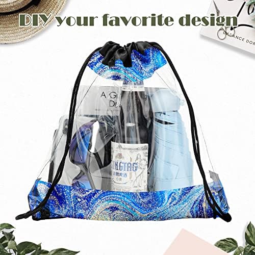 Shappy 30 Piece Clear Drawstring Backpack Set