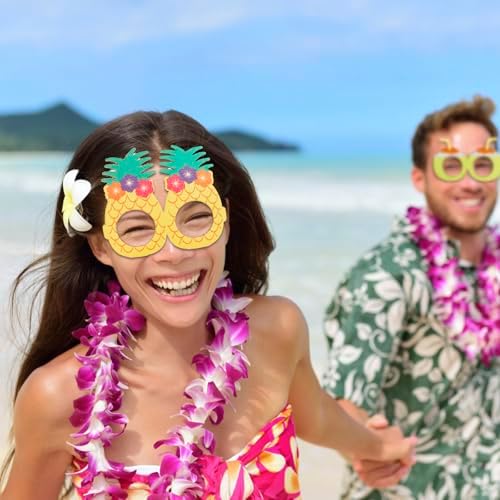 WHAVEL Luau Party Decor Sunglasses 8 Pack