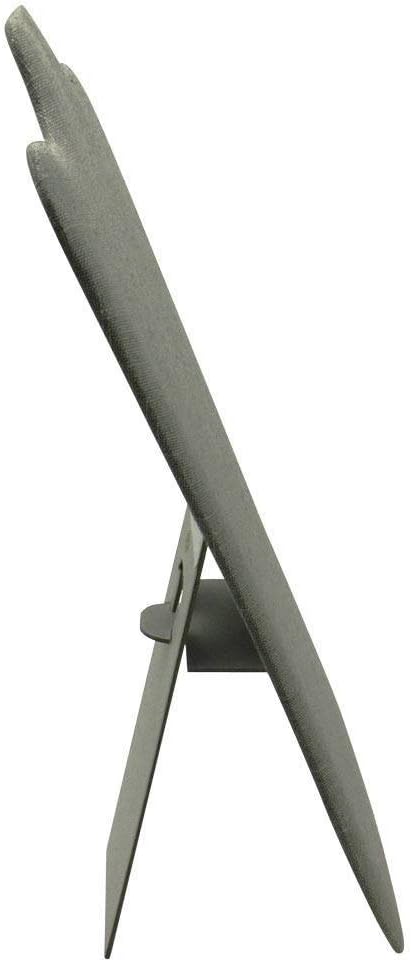 Curved Grey Linen Necklace Display Stand - 14 Tall