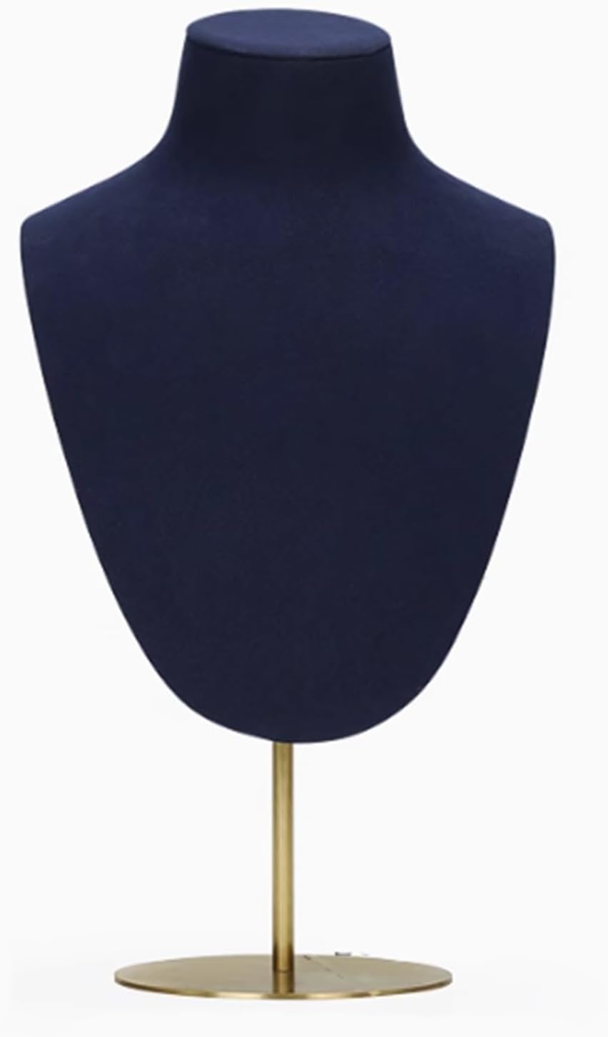 Jewelry Display Stand with Adjustable Height and Fabric