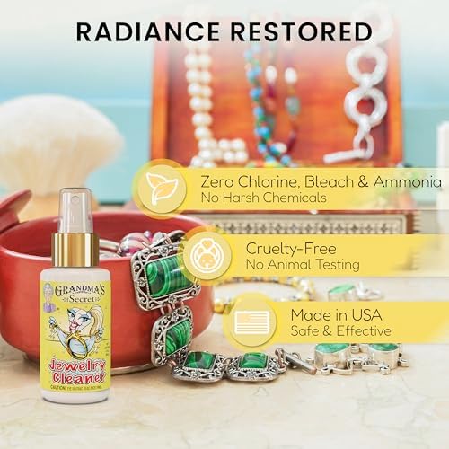 Grandmas Secret Jewelry Cleaner Liquid - Ammonia Free 3 oz