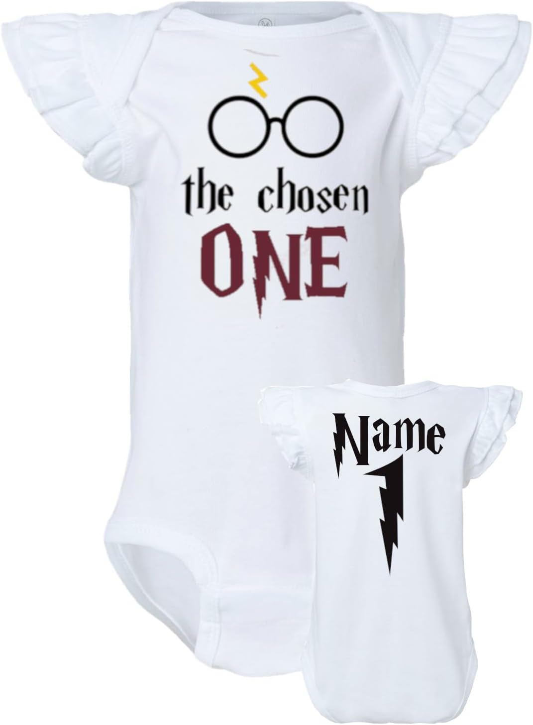 Wizard Themed Chosen One Birthday Bodysuit Shirt