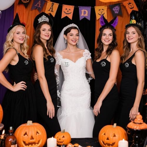 12 Pcs Bride or Die Bachelorette Buttons Pins Set