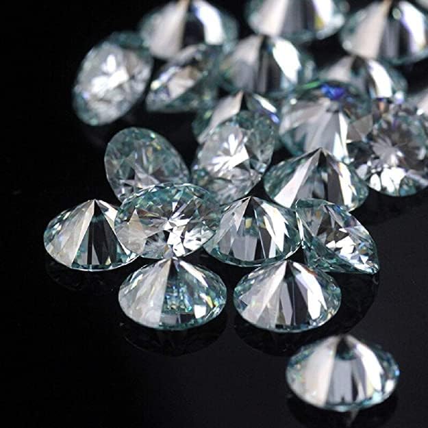 Sparkx Diamond Blue Moissanite 7000CT VVS1 Round Cut