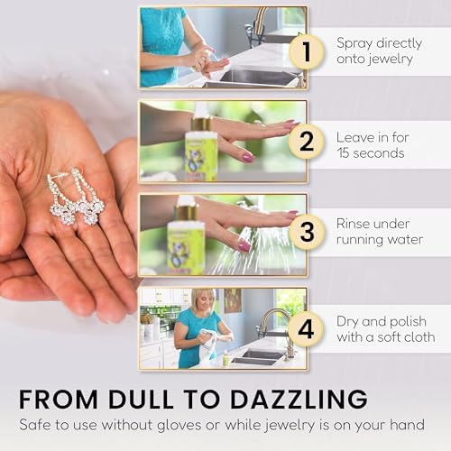 Grandmas Secret Jewelry Cleaner Liquid - Ammonia Free 3 oz