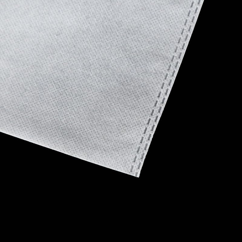 10PCS White Non-Woven Drawstring Bags 30x25cm