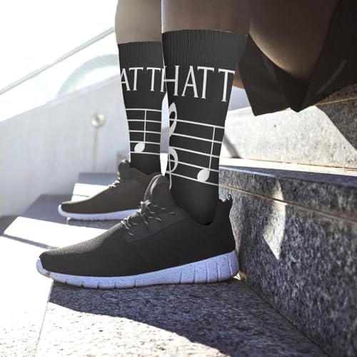 Musical Note Thigh High Socks for Boys and Girls