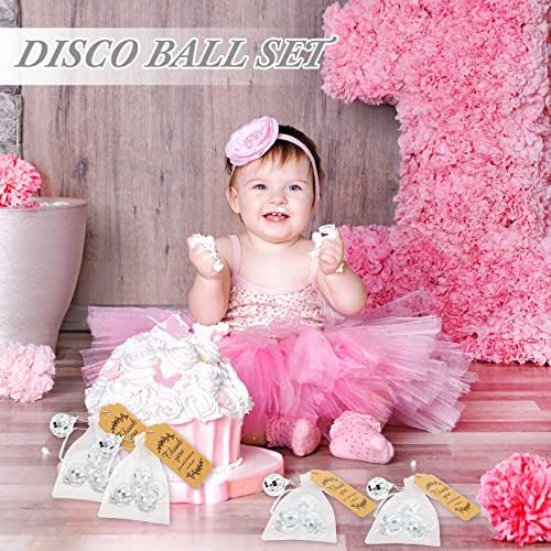 BBTO Graduation Gifts Mini Disco Ball Keychain Set