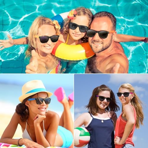 144 Pcs Neon Sunglasses Party Favors Bulk