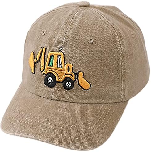 Excavator Toddler Baseball Cap for Boys Age 2-8