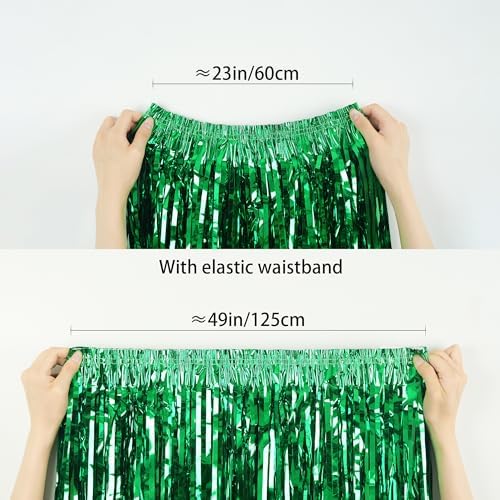 GREATRIL Foil Fringe Skirts 4 Pack
