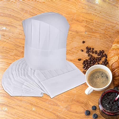 ESHATO 20 Pack Kids Chef Hats for Cooking Parties