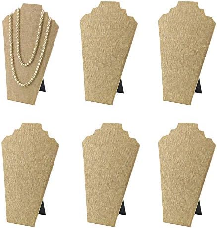 6pcs Pack 125 Inches Necklace Display Easel Organizer Stands