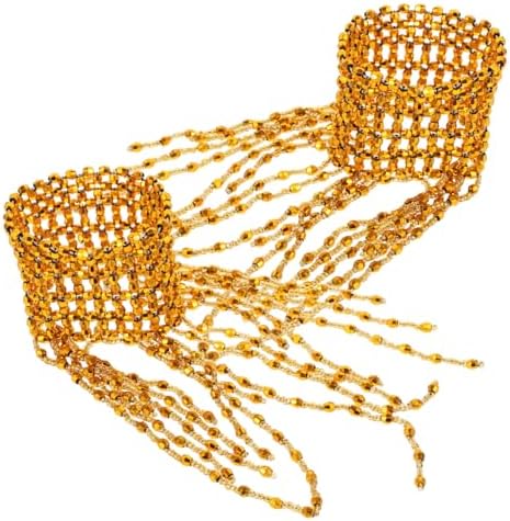 Hemoton Tassel Armlet Chains for Women Belly Dancing