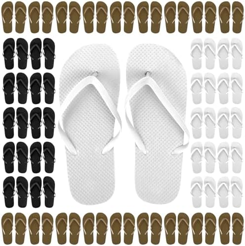 Trail Maker 50 Pairs Flip Flops for Women Wedding Guests