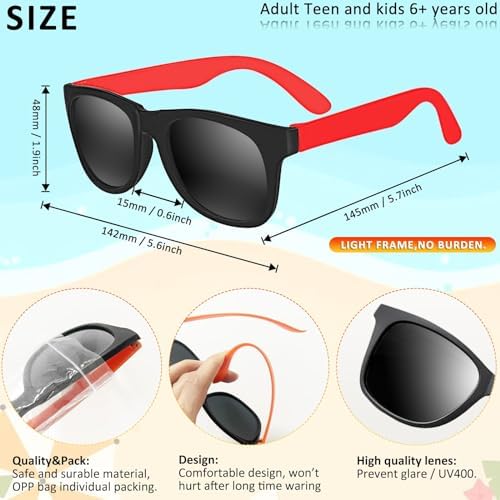 144 Pcs Neon Sunglasses Party Favors Bulk