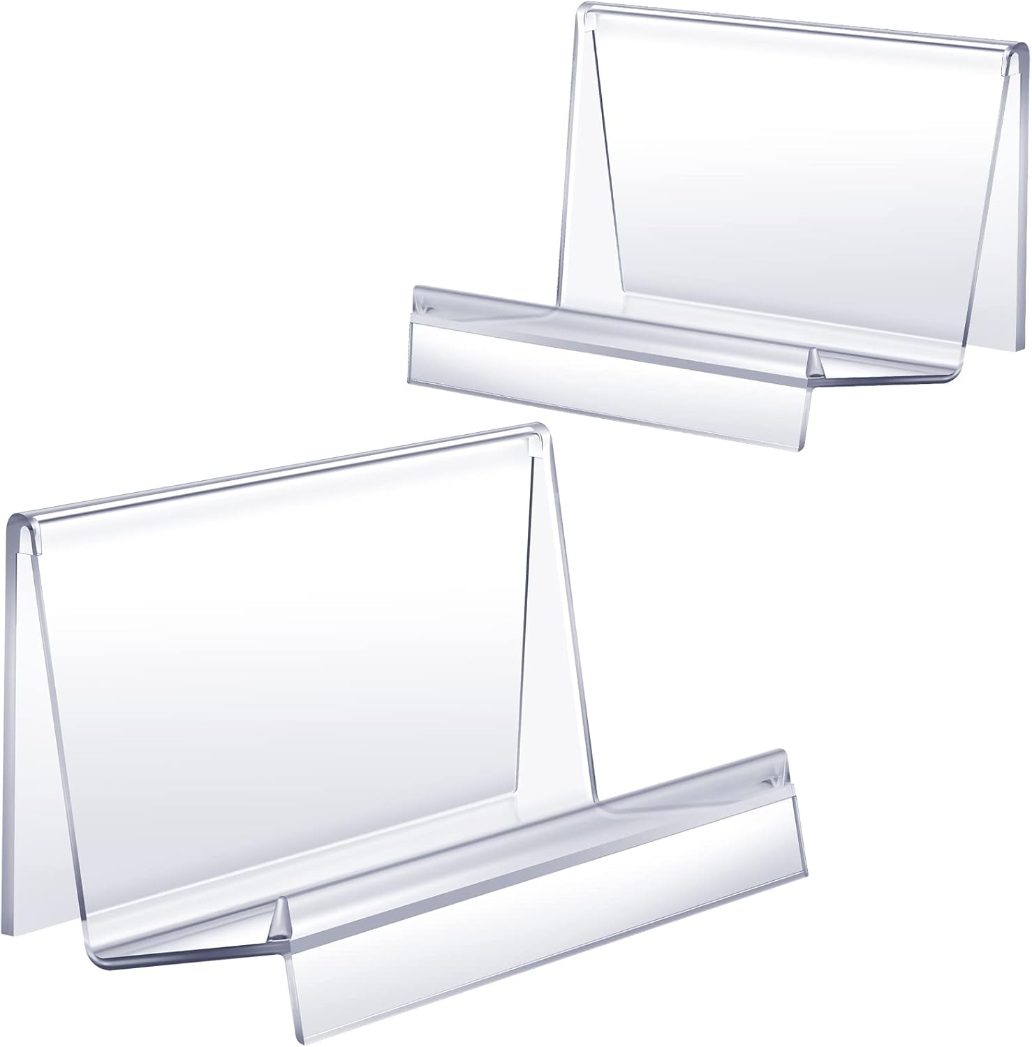 Qunclay 2 Pcs Clear Acrylic Purse Display Stand